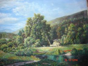 scenary oil painting